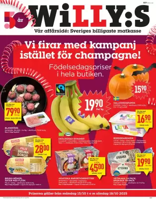 Willys reklamblad (giltig till och med 19-10)