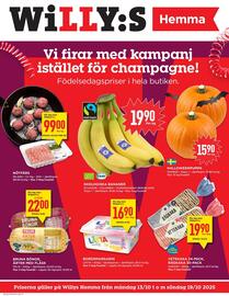 Willys Hemma reklamblad vecka 42 Sida 1