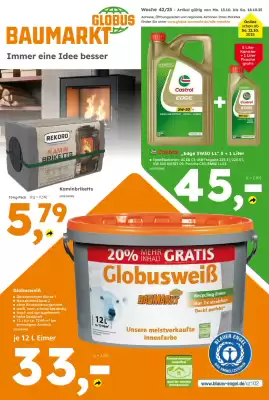 Globus Baumarkt Prospekt (gültig bis 18-10)