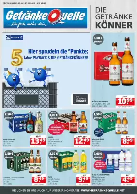 Getränke Quelle Prospekt (gültig bis 25-10)