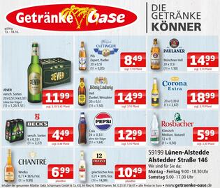 Getränke Oase Prospekt woche 42 Seite 1