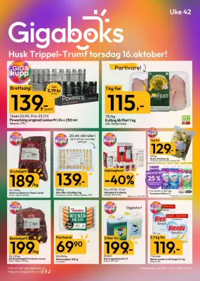 Gigaboks kundeavis (gyldig til 18-10)