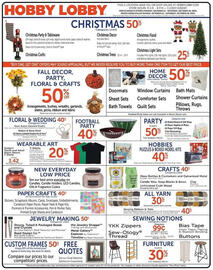 Hobby Lobby weekly ad week 42 Page 1