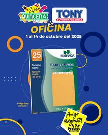 Catálogo Tony Super Papelerías Página 1