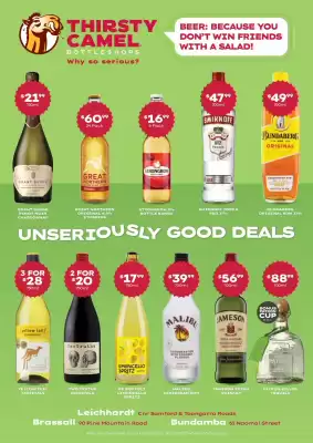 Thirsty Camel catalogue (valid until 26-10)