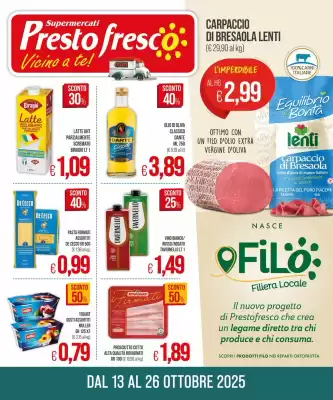 Volantino PrestoFresco (valido fino al 26-10)