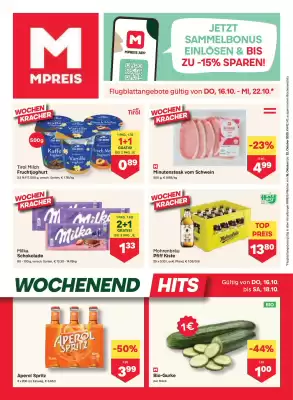 MPreis Flugblatt (gültig bis 22-10)