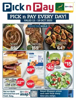 Pick n Pay catalogue (valid until 19-10)