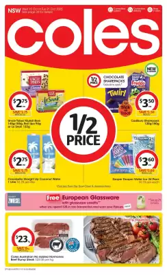 Coles catalogue (valid until 21-10)