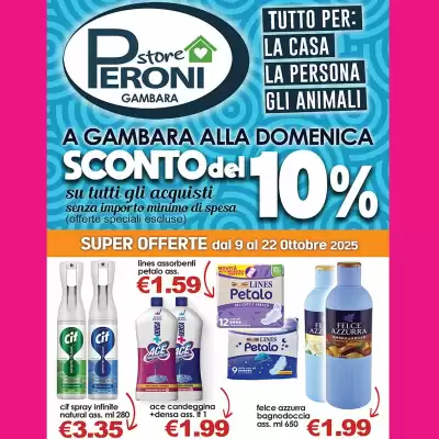 Volantino Peroni Supermercati (valido fino al 22-10)