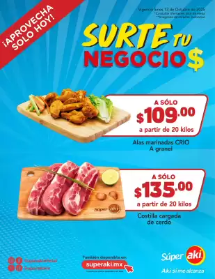 Folleto Super Aki (válido hasta 13-10)