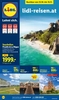 Lidl Reisen Prospekt (gültig bis 15-11)