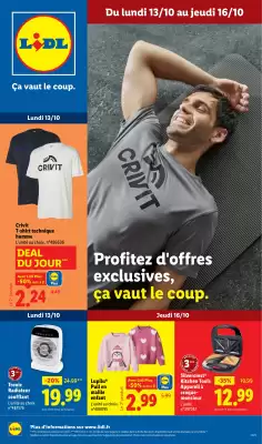 Catalogue Lidl (valable jusqu'au 16-10)