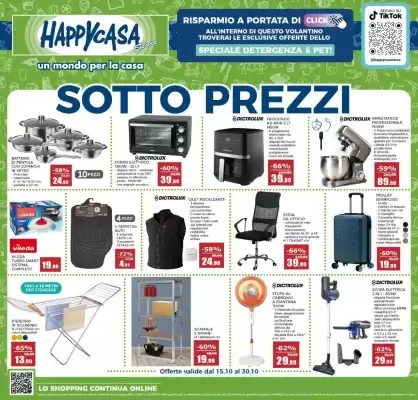 Volantino Happy Casa (valido fino al 30-10)