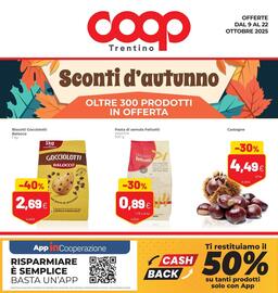 Volantino Coop Trentino Pagina 1