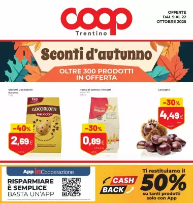 Volantino Coop Trentino (valido fino al 22-10)