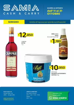 Volantino Samia Cash and Carry (valido fino al 31-10)