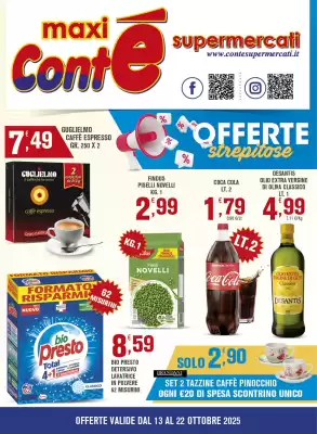 Volantino Conté Supermercati (valido fino al 22-10)