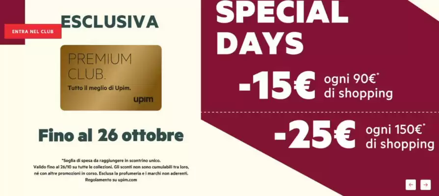 Volantino Upim (valido fino al 26-10)