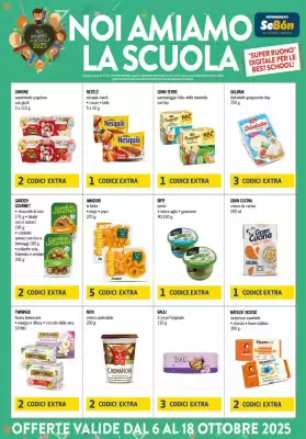 Volantino SeBón Supermercati (valido fino al 18-10)