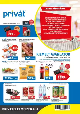 PRIVÁT akciós újság (érvényes eddig: 26-10)