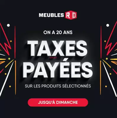 Meubles RD flyer (valid until 21-10)