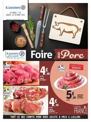Catalogue E.Leclerc (valable jusqu'au 18-10)
