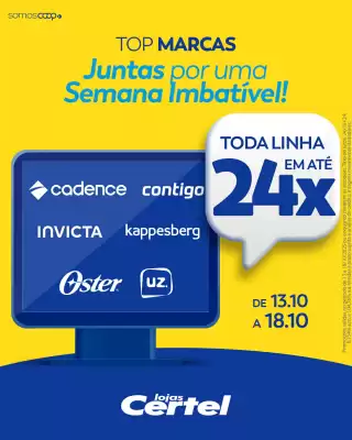 Folheto Lojas Certel (válido até 18-10)
