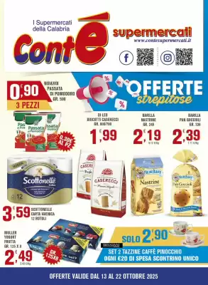 Volantino Conté Supermercati (valido fino al 22-10)