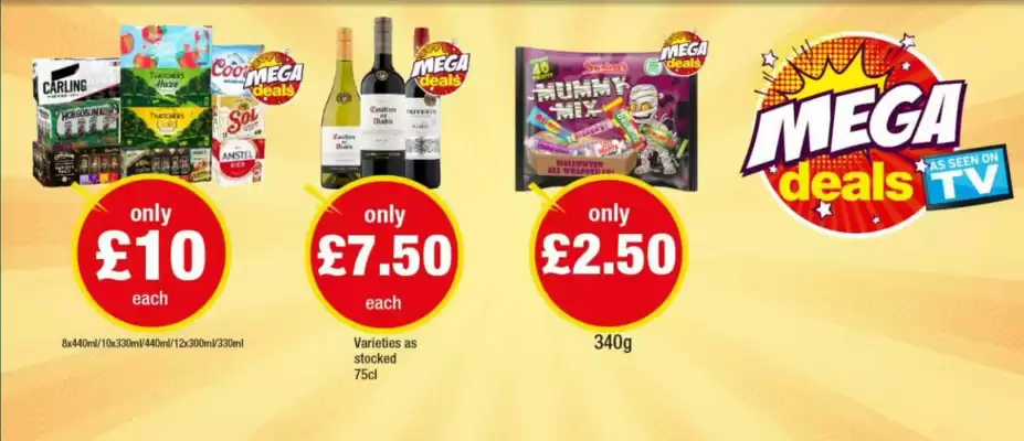 Premier Stores leaflet (valid until 30-10)