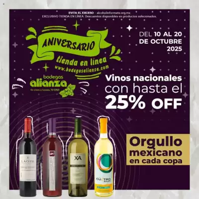 Folleto Bodegas Alianza (válido hasta 21-10)