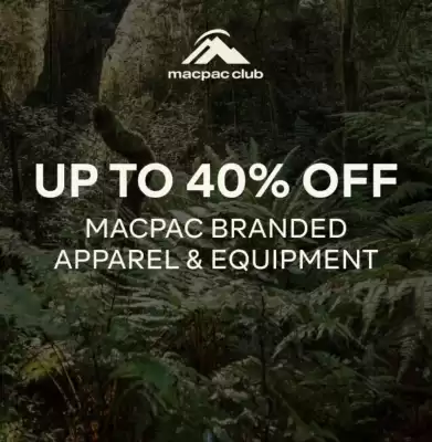 Macpac catalogue (valid until 27-10)