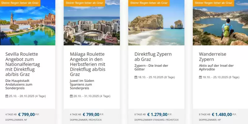 Gruber Reisen Flugblatt (gültig bis 26-10)