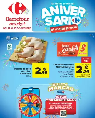 Folleto Carrefour Market (válido hasta el 27-10)