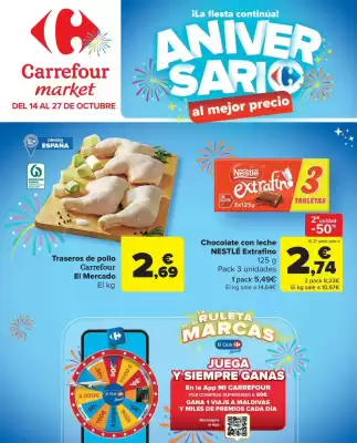Folleto Carrefour Market (válido hasta el 27-10)