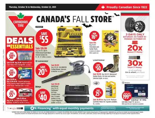 Canadian Tire flyer (valid until 22-10)