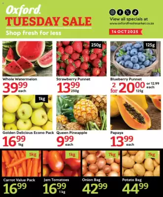 Oxford Freshmarket catalogue (valid until 14-10)