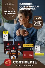 Folheto Continente | Bebidas Quentes Página 1