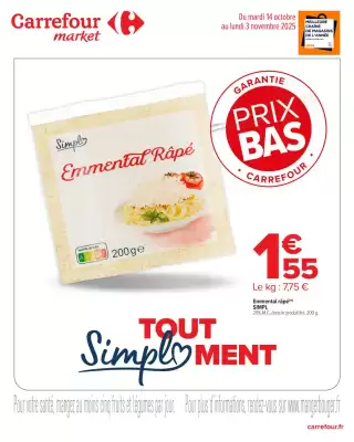 Catalogue Carrefour Market (valable jusqu'au 3-11)