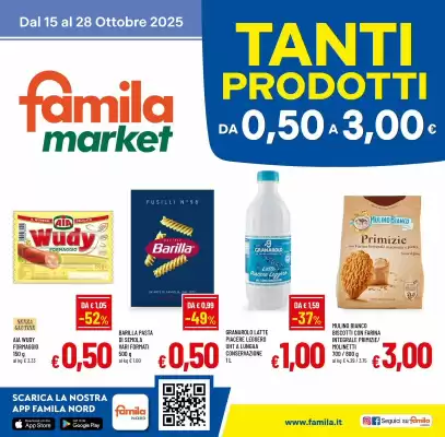 Volantino Famila Market (valido fino al 28-10)