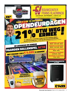 Bouwcenter Frans Vlaeminck folder (geldig t/m 31-10)