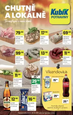 Kubík potraviny leták