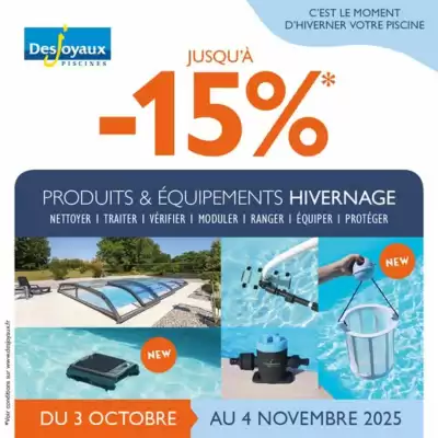 Catalogue Desjoyaux (valable jusqu'au 4-11)