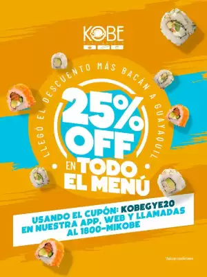 Catálogo Kobe Sushi Express (válido hasta 27-10)