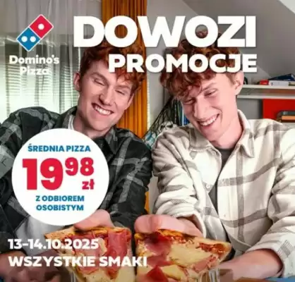 Domino's Pizza gazetka (ważność do 14-10)