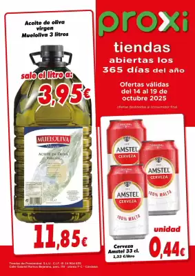 Folleto Proxi (válido hasta el 19-10)