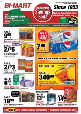 Bi-Mart weekly ad (valid until 28-10)