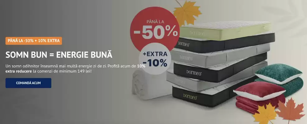 Magazine Dormeo (valid până la 14-10)