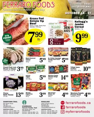 Ferraro Foods flyer (valid until 22-10)