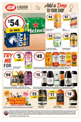 IGA Liquor catalogue (valid until 21-10)